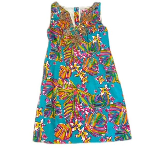 Lilly Pulitzer embroidered dress size 2 - Never worn - Picture 1 of 12